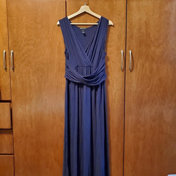 ruffle long sleeve maxi dress Ruffle Sleeve Maxi Dress Small